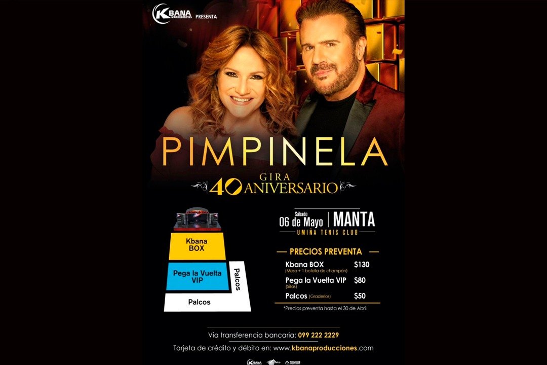 CONCIERTO PIMPINELA EN MANTA Jg Producciones